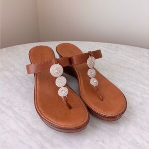 Toscanella wedge sandal